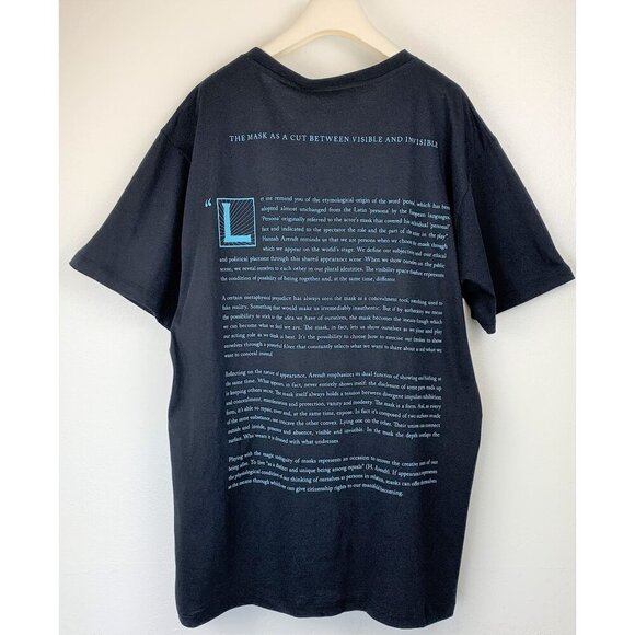 NWT Gucci Manifesto Mask Print Oversized Cotton T-Shirt In Black Size L - Picture 9 of 16